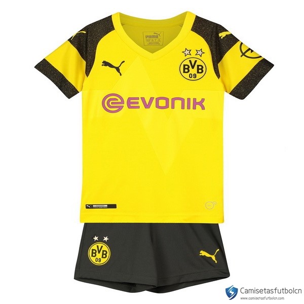 Camiseta Borussia Dortmund Primera equipo Niños 2018-19 Amarillo